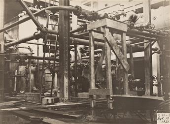 (UPSTATE NEW YORK POWER) An album documenting construction of the Amsterdam, New York Steam Station with approximately 40 photographs.